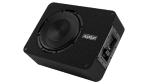 Compact subwoofer in a box for discrete yet powerful sub-bass
