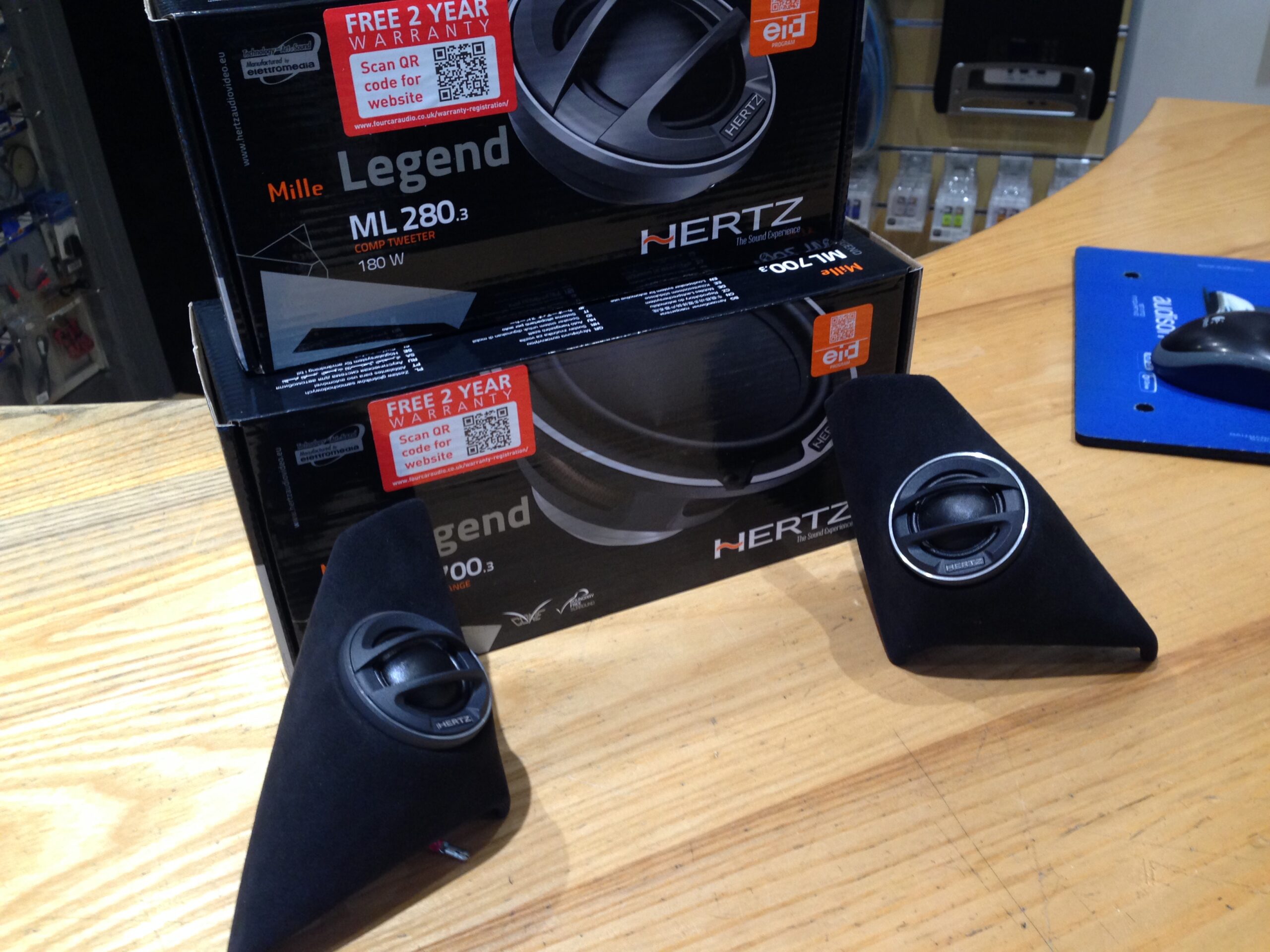 FOUR MASTERS Car Audio Speakers On Axis! FOUR MASTERS